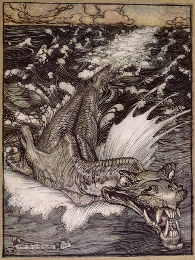 The Leviathan by Arthur Rackham